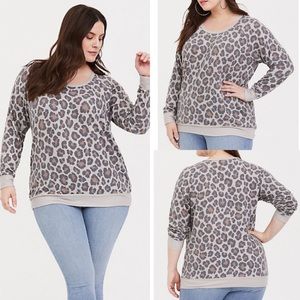 EUC leopard print sweater